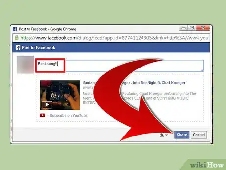 Image titled Put Music on Facebook Step 5