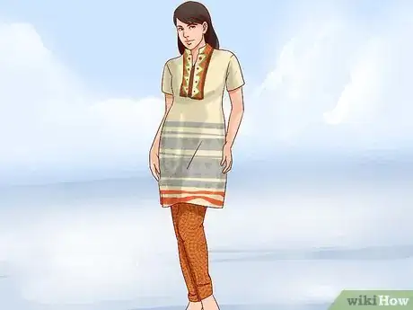 Image titled Dress in a Salwar Kameez from India Step 11