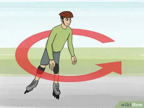 Image titled Do a Crossover on Inline Skates Step 9