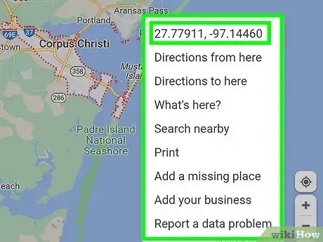 Image titled Get Latitude and Longitude from Google Maps Step 8