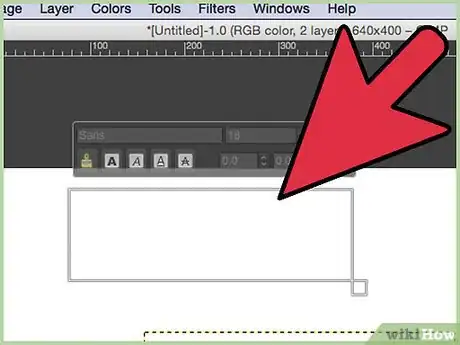 Image titled Outline Text in GIMP 2 Step 3