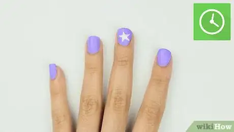 Image titled Create Star Nail Art Step 6