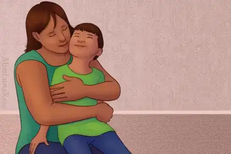 Image titled Woman Hugs Little Boy in Lap.png