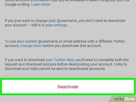 Image titled Deactivate a Twitter Account Step 6