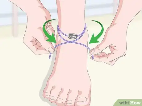 Image titled Tie an Anklet Step 1