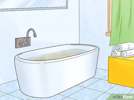 Image titled Use an Oatmeal Bath Step 3