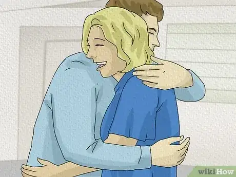 Image titled When a Guy Hugs You with Both Arms Step 1