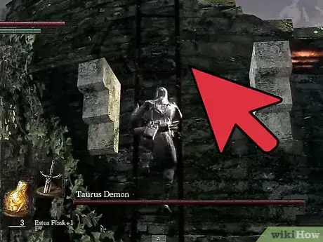 Image titled Defeat the Taurus Demon Boss in Dark Souls Step 3