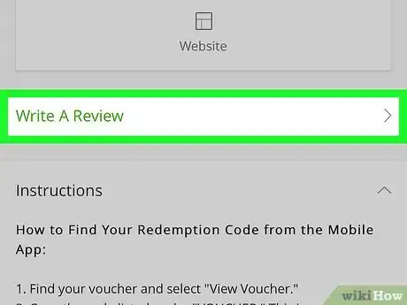 Image titled Write a Review on Groupon on iPhone or iPad Step 6