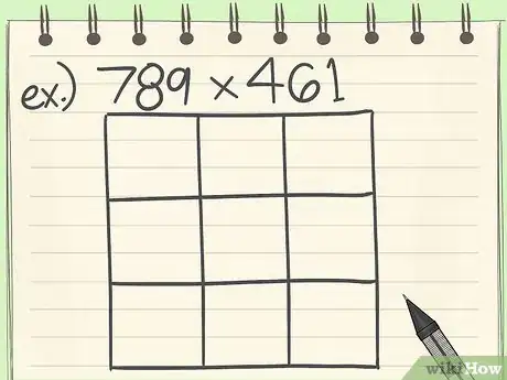 Image titled Do Lattice Multiplication Step 1