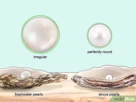 Image titled Tell the Difference Between Freshwater and Akoya Pearls Step 2