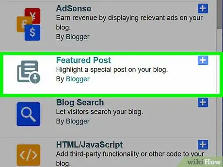 Image titled Add a Widget to Blogger Step 9