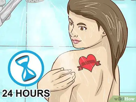 Image titled Take a Shower With a New Tattoo Step 5