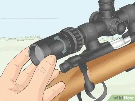 Image titled Use Adjustable Objective Rifle Scopes Step 3