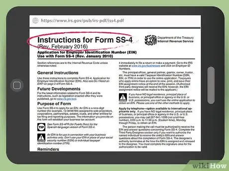 Image titled Obtain a Tax ID Number for an Estate Step 4