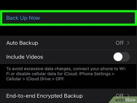 Image titled Back Up WhatsApp Step 7