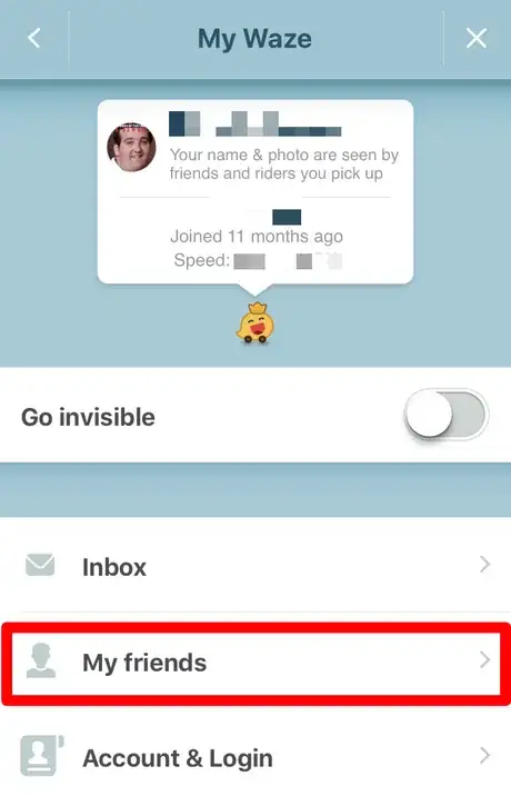 Image titled Contact a Friend on Waze Step 2 and Step 2 Substep 3.png