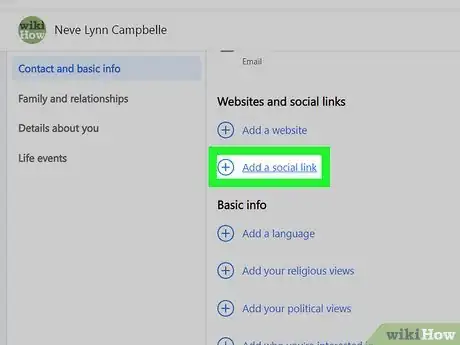 Image titled Add Your Social Networking Sites on Facebook Step 11