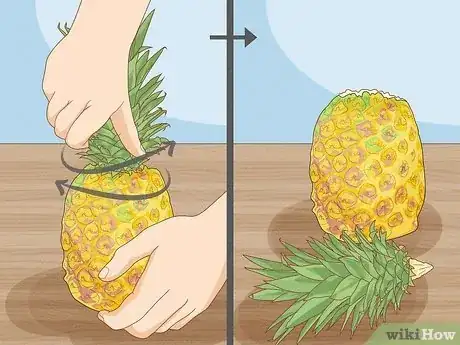 Image titled Cut a Pineapple Hack Step 2