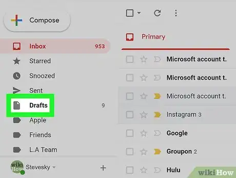 Image titled Delete a Draft in Gmail Step 3