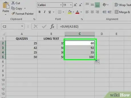 Image titled Sum Multiple Rows and Columns in Excel Step 9