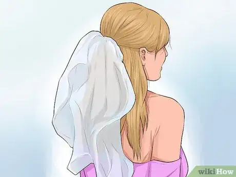 Image titled Style Your Hair for a Cathedral Veil Step 4