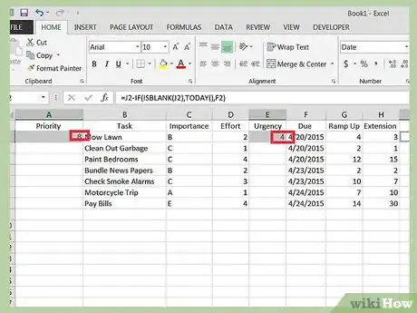 Image titled Manage Priorities with Excel Step 9