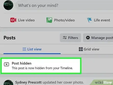 Image titled Hide Your Photos on Facebook Step 11