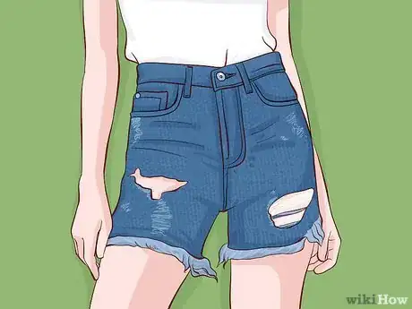 Image titled Wear Jean Shorts Step 2