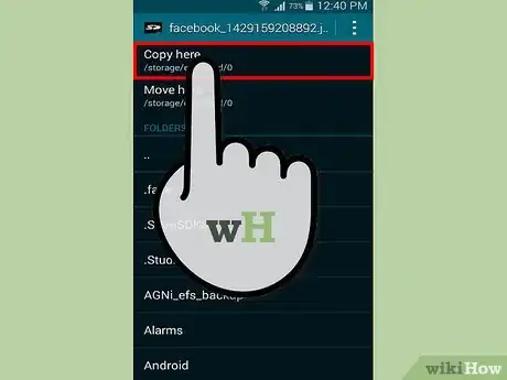 Image titled Save Facebook Photos from Android's Facebook App to SD Card Step 8