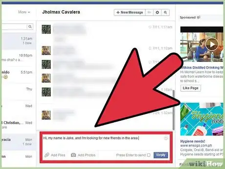 Image titled Start a Conversation with a Guy on Facebook Step 9