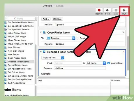 Image titled Batch Rename Files in Mac OS X Using Automator Step 10