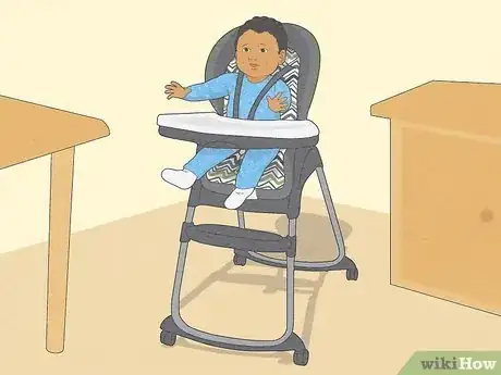 Image titled When Can Baby Sit in High Chair Step 16