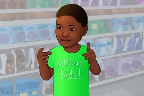 Image titled Child in Neon Shirt Stimming.png