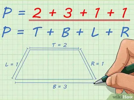 Image titled Find the Perimeter of a Trapezoid Step 2