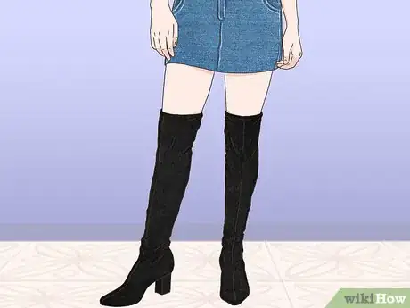 Image titled Style a Denim Skirt Step 14