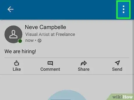 Image titled Edit a Post on LinkedIn Step 3