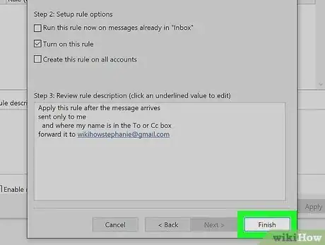 Image titled Automatically Redirect Incoming Messages to Another E Mail Account Step 27