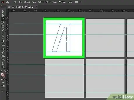 Image titled Create a Font in Illustrator Step 7