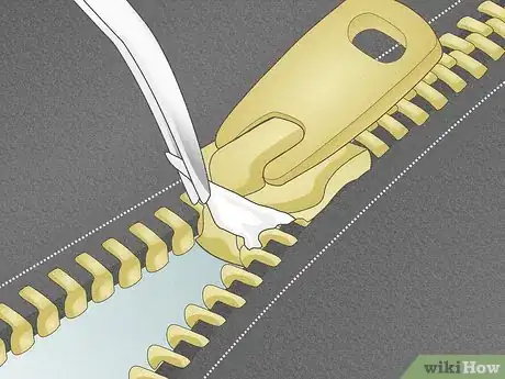 Image titled Fix a Zipper on a Suitcase Step 1