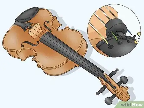 Image titled Put on a Violin Mute Step 1