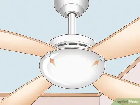 Image titled Replace a Light Bulb in a Ceiling Fan Step 9