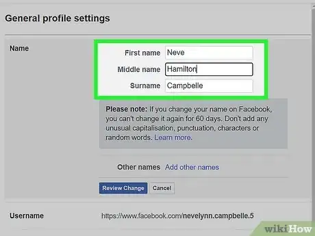 Image titled Change Your Name on Facebook Step 16