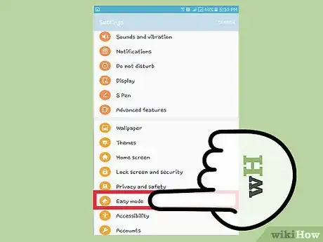 Image titled Enable Easy Mode on a Samsung Galaxy Home Screen Step 4