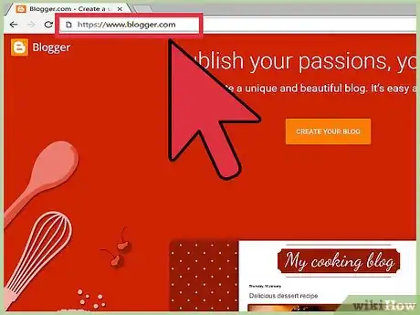 Image titled Set Up a Google Blog Step 1