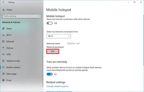 Image titled Change Mobile Hotspot Password in Windows 10.png