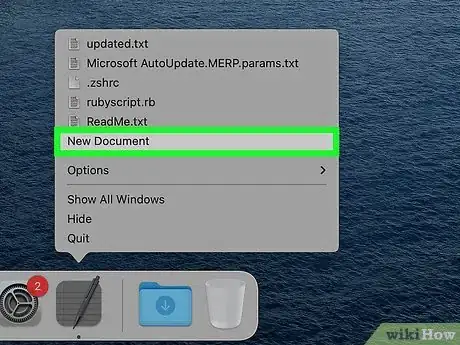 Image titled Create a TXT File on Mac Step 2