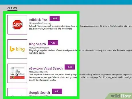 Image titled Add Addons in Internet Explorer Step 5