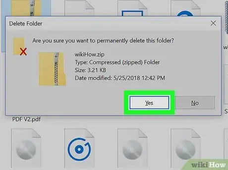 Image titled Delete Zip Files on PC or Mac Step 5