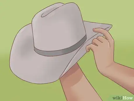 Image titled Wear a Cowboy Hat Properly Step 4